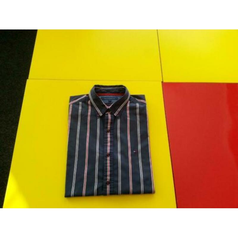 Tommy Hilfiger Overhemd met Blauwe kleur maat M