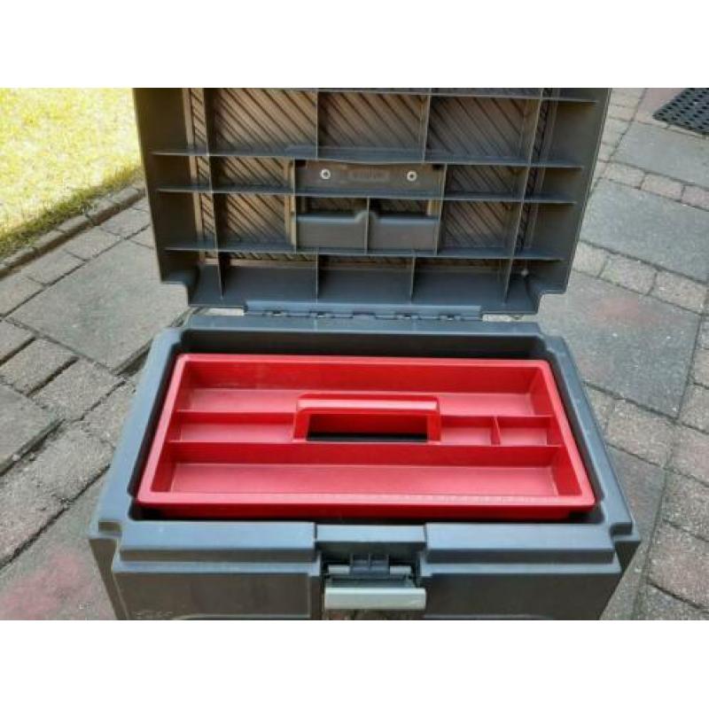 Kruk met gereedschapskist