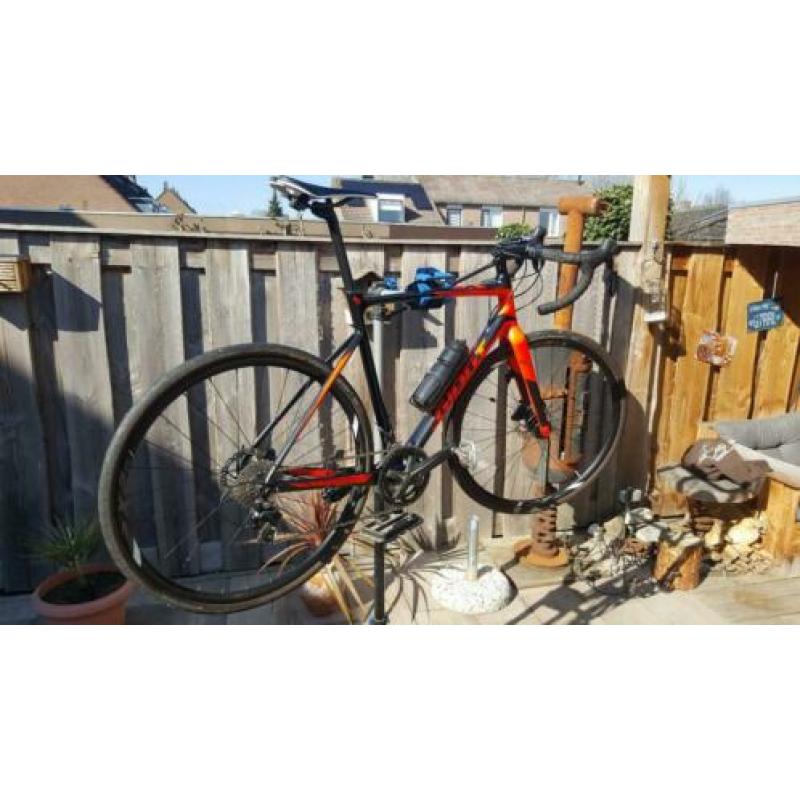 Een mooie giant tcx grevel bike.