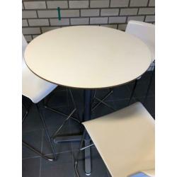 Statafels met krukken