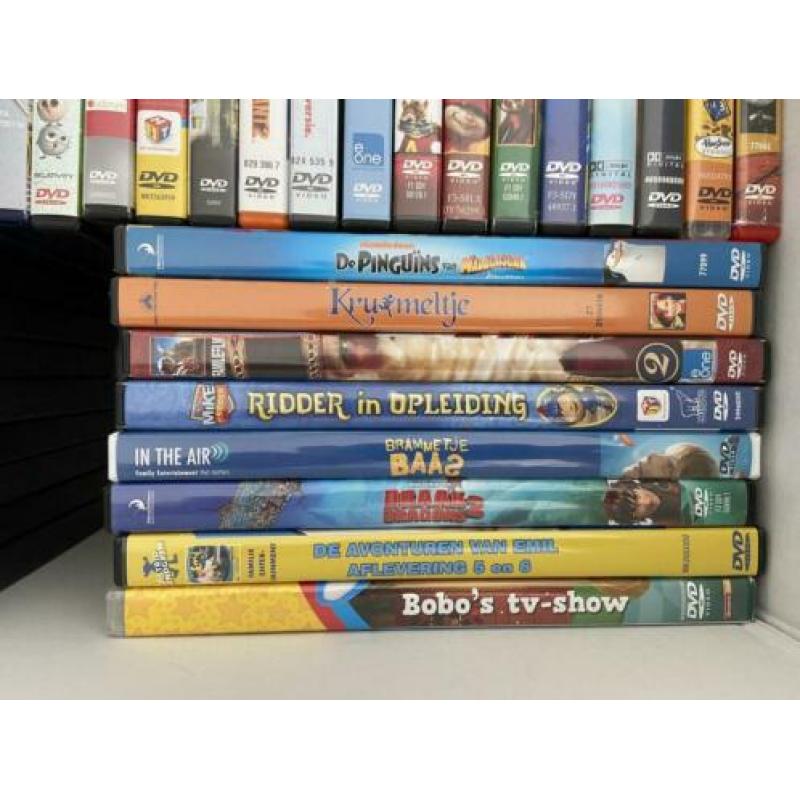 Ruim 60 dvd’s o.a van Disney, Nickelodeon en Pixar
