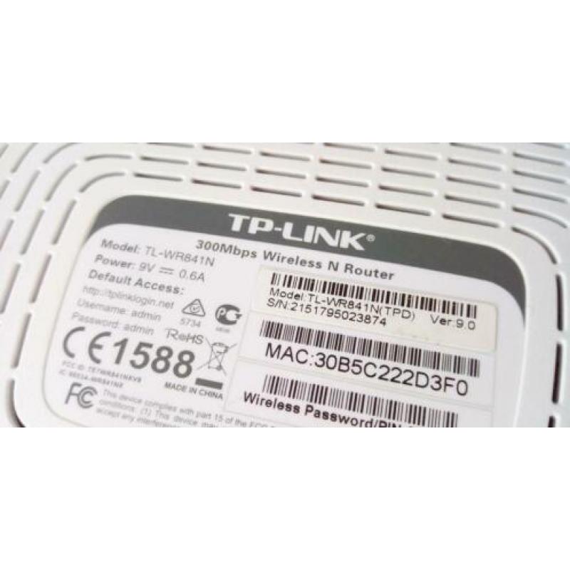 TP-LINK wireless 300Mbps wifi router voor thuis (TL-WR841N)