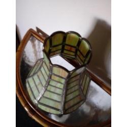 Antieke Glas In Lood Lampenkap