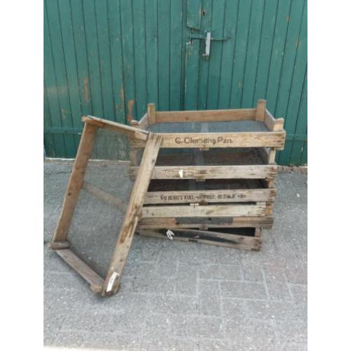 Oude fruitkisten/gaasbakken GRATIS