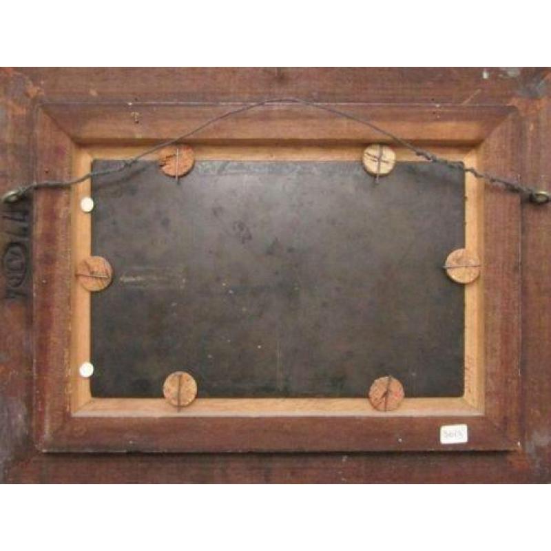 =ca 1800=gesigneerd KIRKBY=op koper=boerderij in landschap=