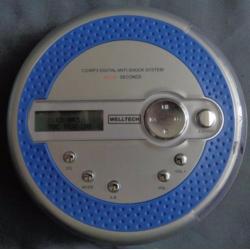 WELLTECH 40174 TCDPMP74 WALKMAN DISCMAN draagbare CD MP3 spe