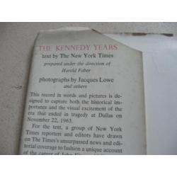 The Kennedy Years Viking Press NY Times 1964 + wereldkroniek