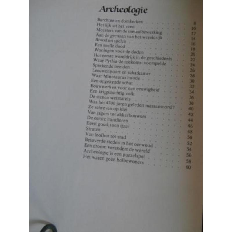 Archelogie,De Geschiedenis uit opgravingen