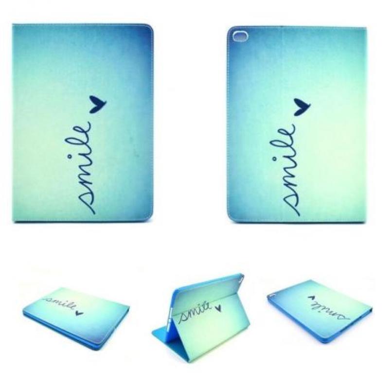 iPad Air 1 leren hoes hoesje case Kleurrijke Boom - TREE