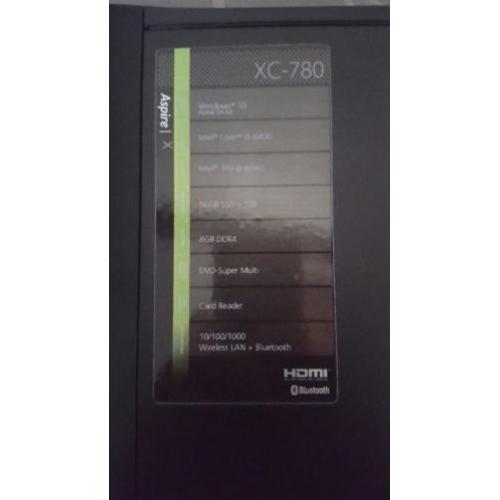 Acer XC-780 + samsung s24d340h scherm.