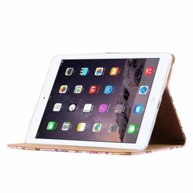 Ntech iPad 2 / 3 / 4 Margrietjes Design Booktype Kunstleer
