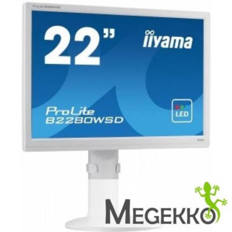 Iiyama ProLite B2280WSD-W1 22" Wit HD ready PC-flat panel
