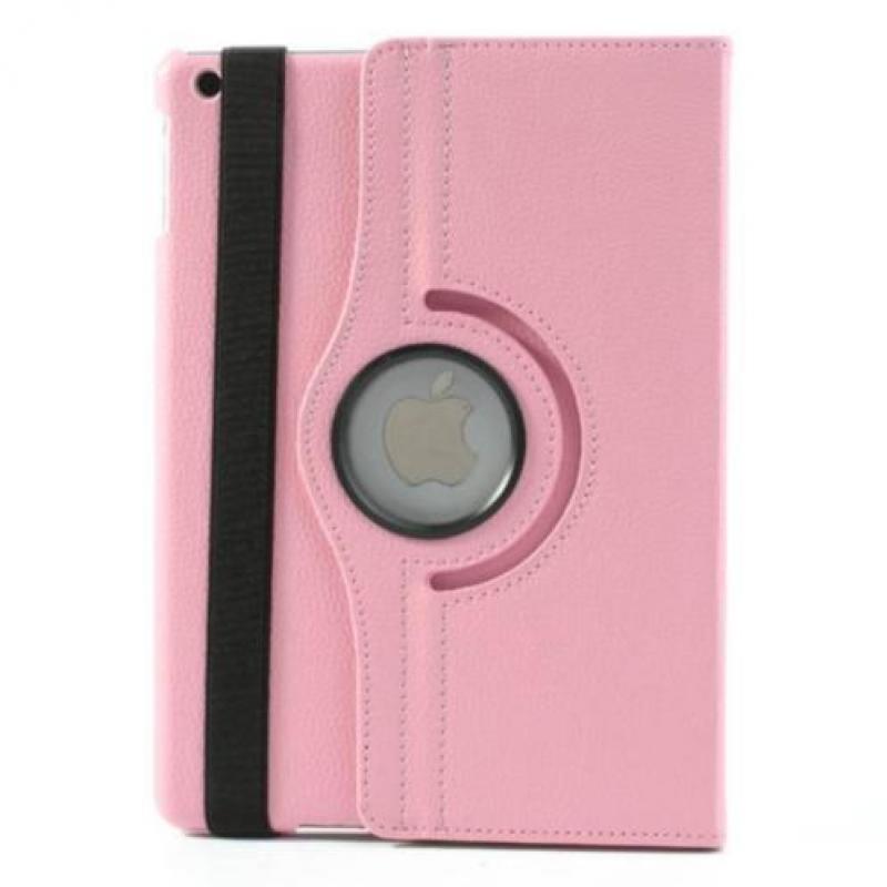 Roze 360 graden draaibare hoes iPad 2 / 3 / 4