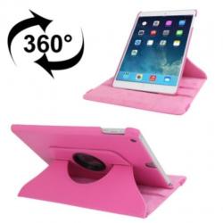 Pink iPad 5 Air Draaibaar 360 Rotatie Case Hoes