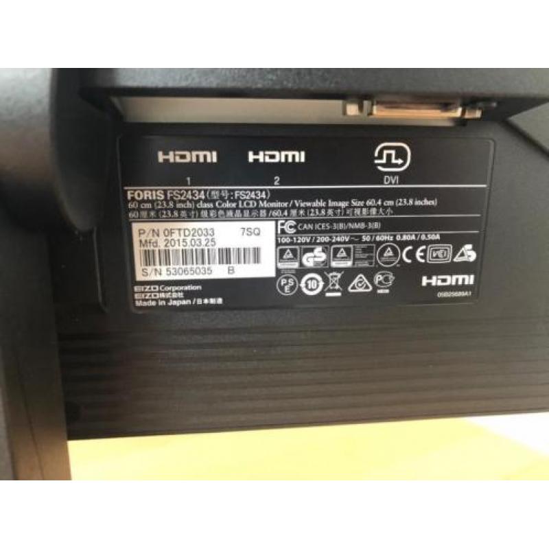 Eizo Foris FS2324 - Gaming Monitor, 23,8 inch, 1080p IPS 4ms