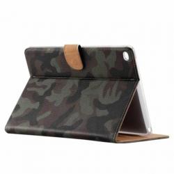 Ntech iPad 2 / 3 / 4 Donker Camouflage Design Booktype Kuns