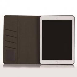 Stand flip houtlook grijs hoes iPad Pro 9.7 inch