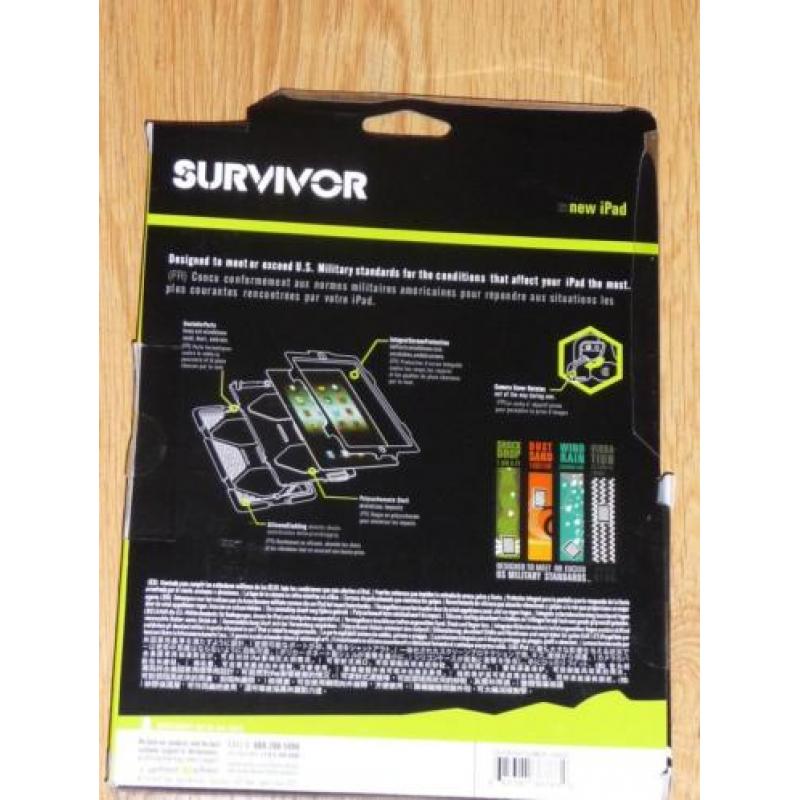 Griffin Survivor Apple iPad Air 1 hoes zwart-donker blauw