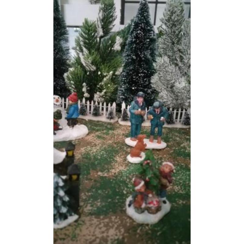Kerstdorpversiering
