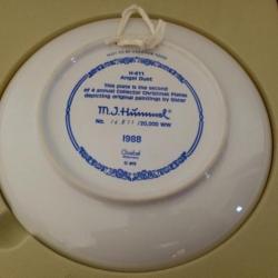 Hummel Collector Christmas Plate 1988 KERST