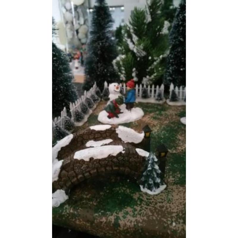 Kerstdorpversiering
