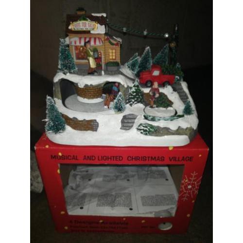 Kerst dorp huisje