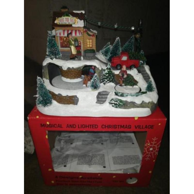 Kerst dorp huisje