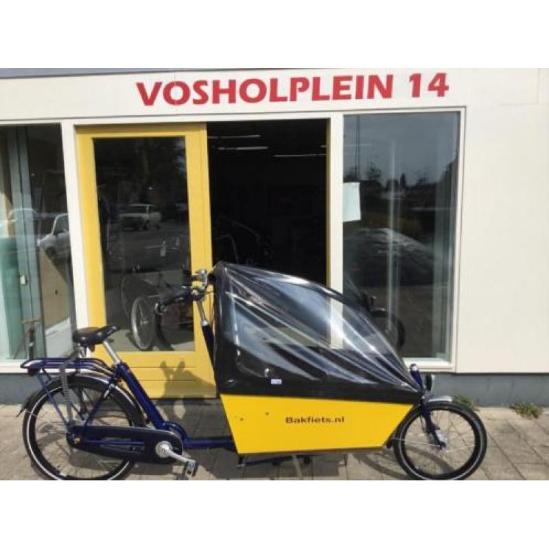 ZGAN Bakfiets nl Long NN7D versnelling,Huif en Extra bankje