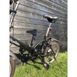 Zwarte vouwfiets van Rössler