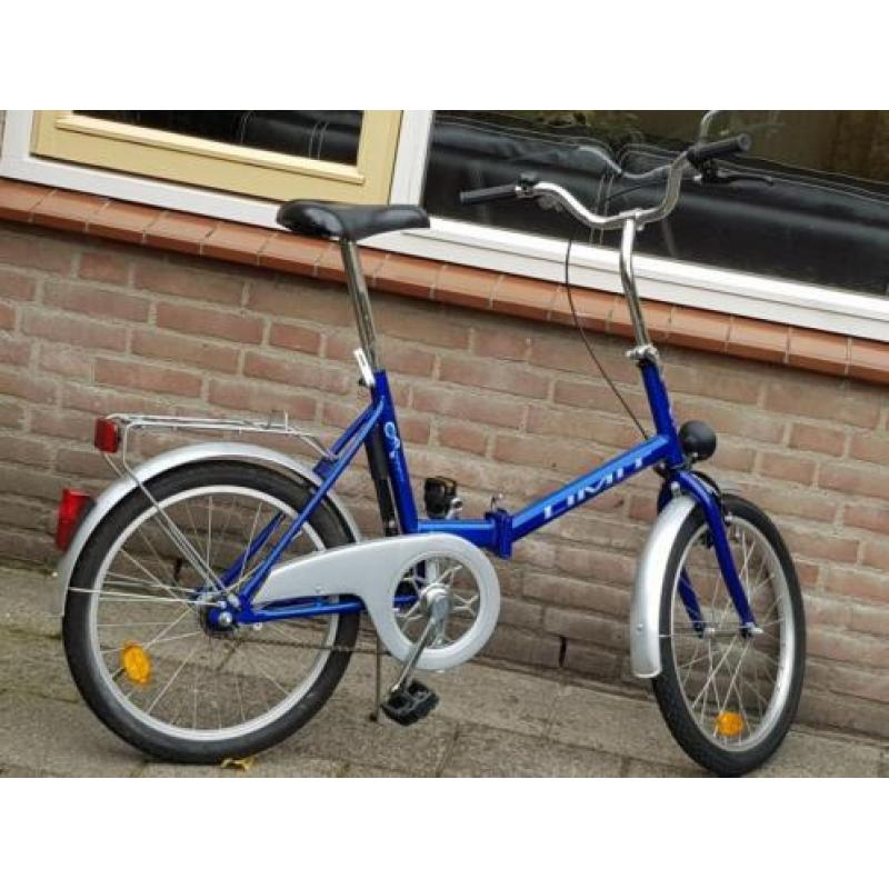 Prima vouwfiets met handrem en Terugtraprem.