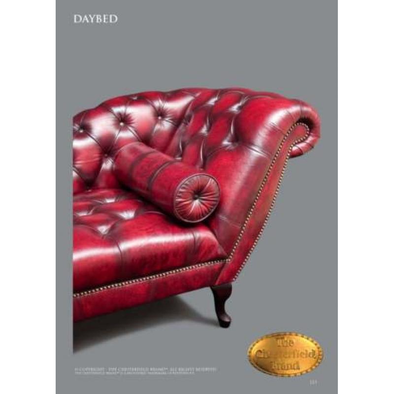 Lounge Bank Leer, Chaise Longue WIT in alle Kleur en Maat