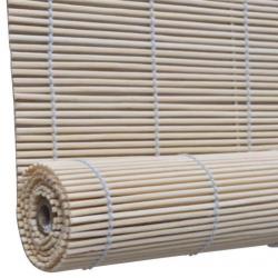 vidaXL Rolgordijn Bamboe 120 x 160 cm (Naturel)
