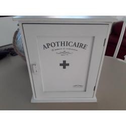 Medicijnkastje / Apothicaire / klein kastje / landelijk