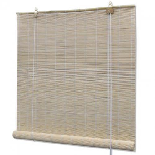 vidaXL Rolgordijn Bamboe 120 x 160 cm (Naturel)