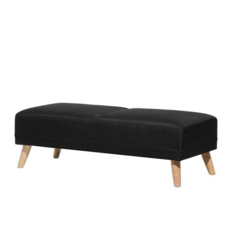 Beliani Florli - Hocker - polyester - zwart