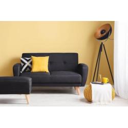 Beliani Florli - Hocker - polyester - zwart
