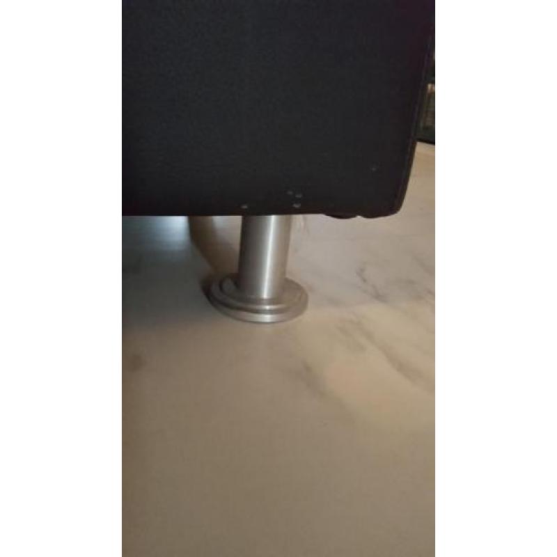 Hocker van echt leer poef