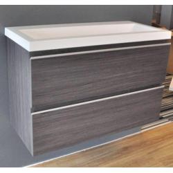 Badmeubel Set Extra Compact 60X36 Cm Zonder Wastafel Hoog...