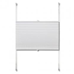 vidaXL Plisséjaloezie 60x125 cm wit
