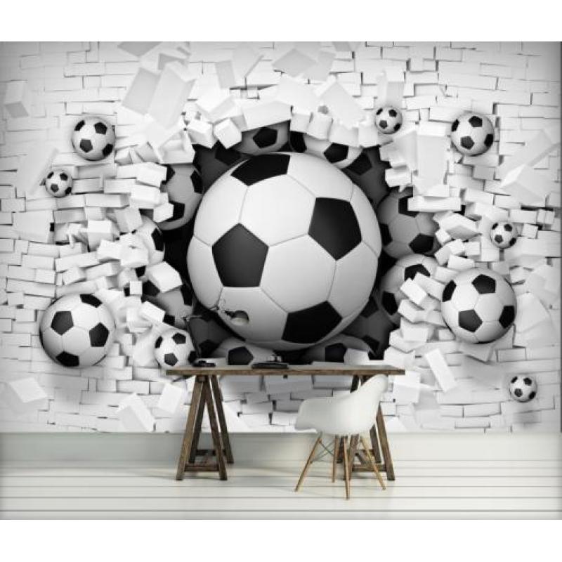 FOTOBEHANG VOETBAL, 10% SALE, VLIES, 312 x 219 cm