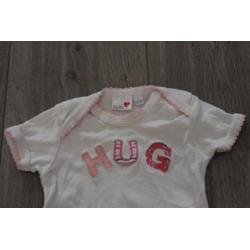 Wit rompertje PRENATAL, maat 50 (OR)