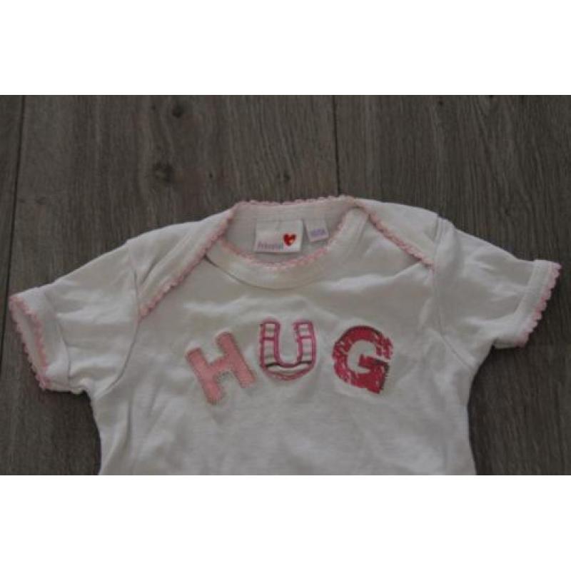 Wit rompertje PRENATAL, maat 50 (OR)