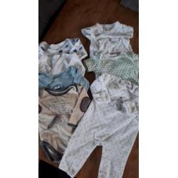 rompers, lange en korte mouwen maat 56