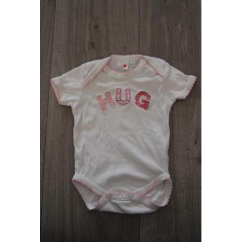 Wit rompertje PRENATAL, maat 50 (OR)