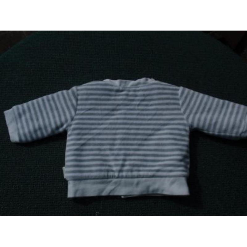 Wit Grijs Nijntje Jasje Vest / Vestje Jas - Prenatal - mt 50