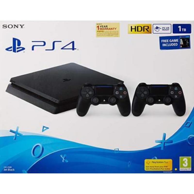 Ps4 slim met vr en 2 controllers en camera
