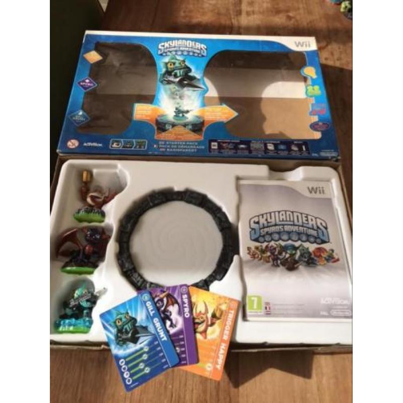 Wii Skylanders Spyro's Adventure incl. veel poppetjes+doos