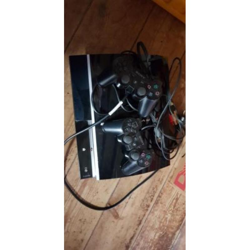 Ps3 alle kabels en 2 controllers