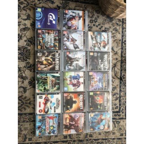PlayStation 3 (4 controllers+ 17 spellen)