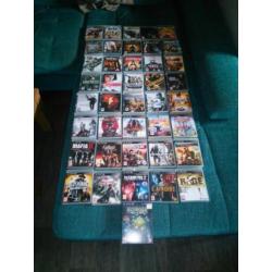 Playstation 3 met heel veel spellen.